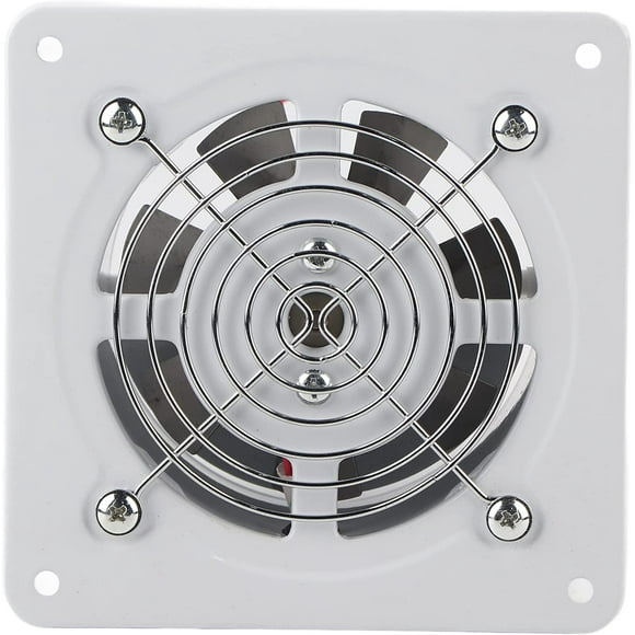 Exhaust Fan 4 Inch Air Extractor Silent Wall Mount Ventilation for Bathroom Garage Kitchen 20W Fan 200m³/H Airflow and 30~35 dBA