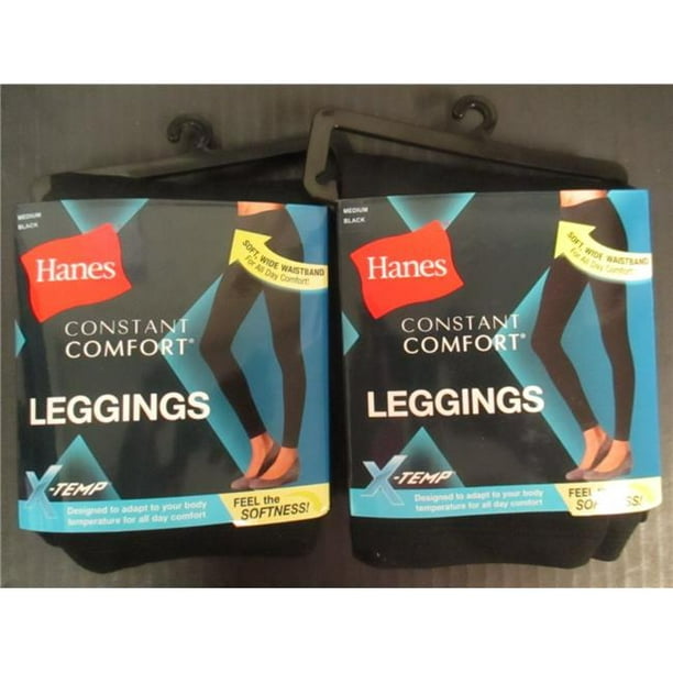Hanes Womens X-Temp Constant Comfort Leggings with Comfort Flex Waistband,  M 