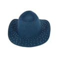 thumbnail image 3 of David & Young  Glitter Embellished Denim Cowboy Hat (Women), 3 of 4
