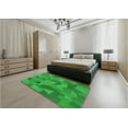 thumbnail image 5 of Ahgly Company Machine Washable Indoor Rectangle Transitional Green Area Rugs, 3' x 5', 5 of 7