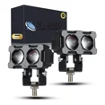 thumbnail image 1 of Par Faros Lupa Bicolor 5 Funciones Estrobo Hi/lo Beam, 1 of 6