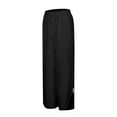 thumbnail image 4 of Babysbule Womens Wide Leg Pants Loose Solid Color Casual Wide Leg Split Buttons Trousers, 4 of 6
