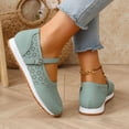 thumbnail image 4 of Orthopedic Shoes for Women Wide Width, Womens Orthopedic Shoes, Confort Mary Jane Flats Orthopedic Shoes Women's,Breathable Slip-On Light Weight Comfort Orthotic Casual Walking Shoes, Light Green 9.5, 4 of 9