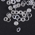 thumbnail image 3 of OULII 20 Sets Snap Button Set for Clothing Fastening with Copper Material White Round, 3 of 5