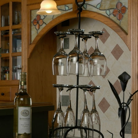 J & J Wire Freestanding Wine Glass Holder