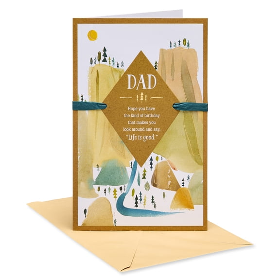 American Greetings Birthday Card for Dad (Life Is Good)