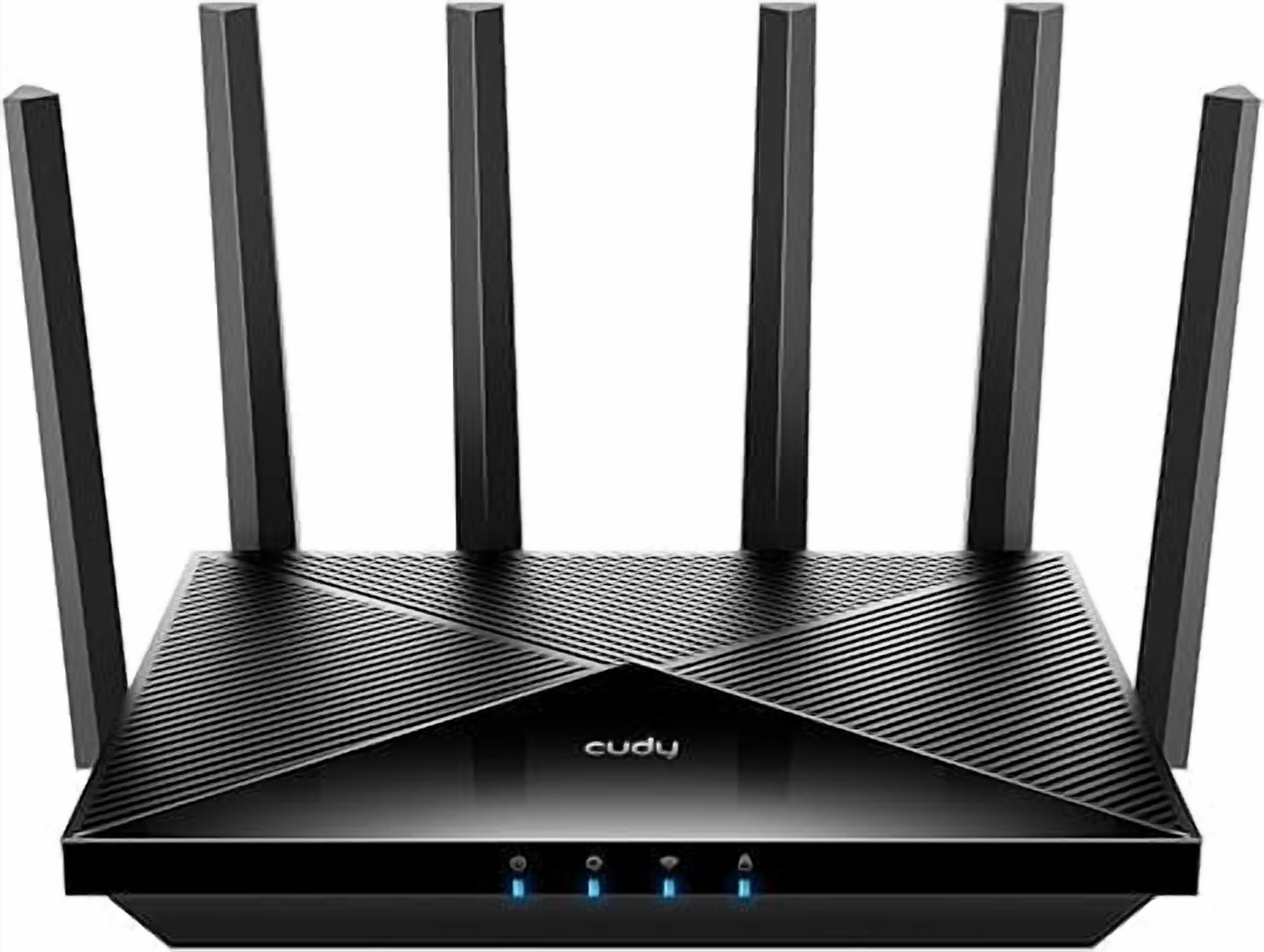 Cudy - BE6500 WiFi 7 Router Dual Band Gaming Router, 2.5G WAN Port, 6500Mbps, VPN, APP Supported - Black