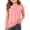 Pink, variant on NAISIBABY Girls Short Sleeve T-Shirt Size 12, Summer Pleated Crewneck Soft Comfy Kids Fashion Casual Tops (5-15T)