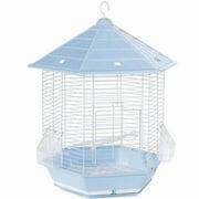 21.5 x 12 in. Dia. Copacabana Bird Cage, Light Blue