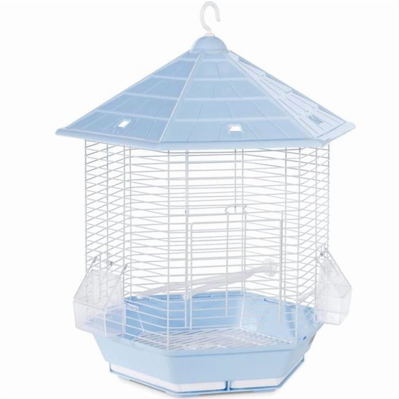 21.5 x 12 in. Dia. Copacabana Bird Cage, Light Blue