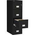 thumbnail image 3 of Phoenix Safe International B2372828 Vertical 25 in. 4-Drawer Letter Fire & Water Resistant File Cabinet, Black - LTR4W25B., 3 of 6