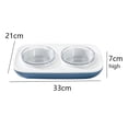 thumbnail image 2 of Laklulu Macaron Protector de cuello para mascotas, cuenco doble para comida para perros, cuenco para gatos, cuenco para perros, 2 of 5