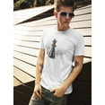 thumbnail image 2 of Two Chess Pieces Sketch T-Shirt Men -Image by Shutterstock, Male 4X-Large, 2 of 4
