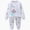A26-White, variant on baby 6M-12Y Infant Kids Toddler Boys Girls Sleepwear Pajamas 2pcs Set Leisure Homewear Gift,3-6 Months