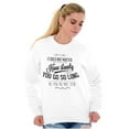 thumbnail image 3 of Do Not Stop Positive Inspirational Women Plus Size Crewneck Sweatshirt Brisco Brands 2X, 3 of 5