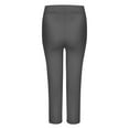 thumbnail image 6 of FAIWAD Yoga Pants for Women Color Solid Slim Fit Stretch Trousers Butt Liftting Seamless Leggings (X-Large, Dark Gray), 6 of 6