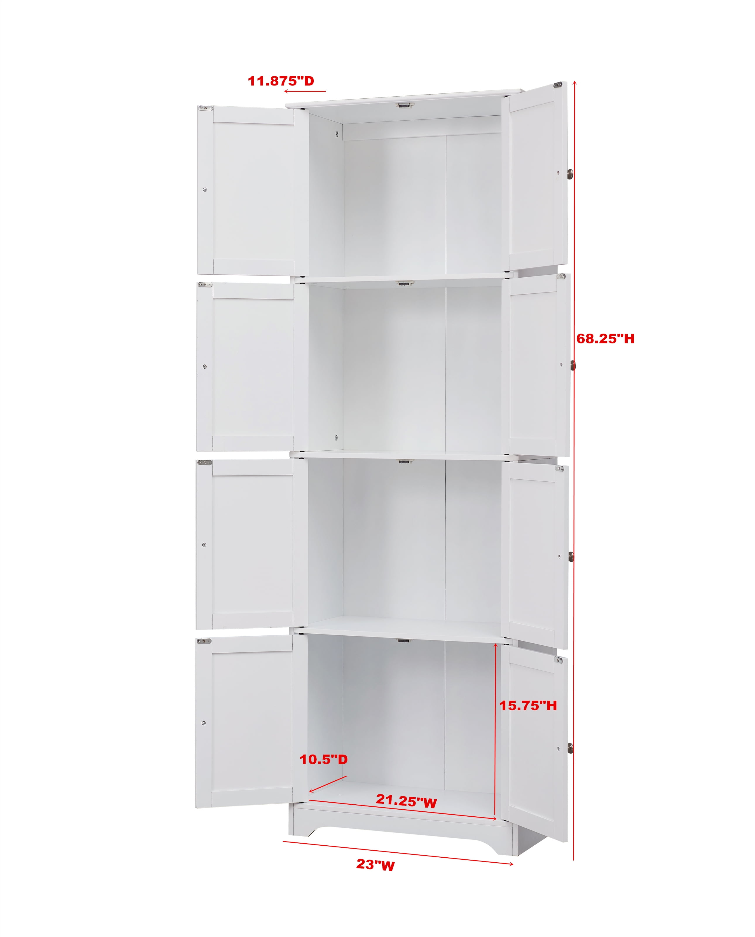 prepac shoe cubbie cabinet white on Burnham 4 Tier Contemporary Kitchen Pantry Storage Cabinet White Wood Walmart Com Walmart Com