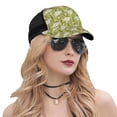 thumbnail image 5 of Lsque Daisies Flowers Printed Trucker Hat - Baseball Cap for Men Women - Breathable Mesh Side, Adjustable Fit - for Casual Wear, 5 of 7