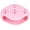 Pink, variant on Shower Steamer Holder with Suction Cups, Oimcto Non Slip Silicone Aromatherapy Holder Wall Mounted Soap Storage Rack, Hollow Out Shower Tablet Tray for Bathroom Wardrobe Drawer, Blue