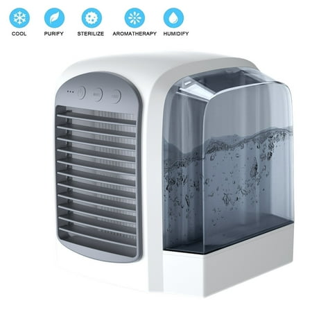 

Mini Upgraded Portable Humidifier Air Air Cooler USB Conditioner Personal Mute Fans Tent Fans Clamp Fan Plug in Wall Mount Shop Fan Oscillating Ceramic Heater Air Mover Blower Fan with Heat Small Desk