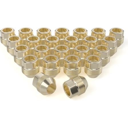 24 PCS 14mmx1.5 OEM Factory Wheel Lug Nuts, 14x1.5 Hex Drive 7/8" 1.12" Height Open End Bulge Acorn Lug Nuts, Compatible for Silverado Suburban Express Sierra 1500, Avalanche, Escalade
