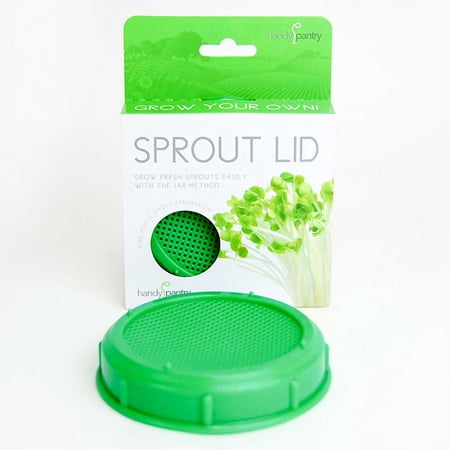Sprouting Jar Strainer Lid - Fits Wide Mouth Jars - For Growing Sprouts & Other Uses - Sprouter