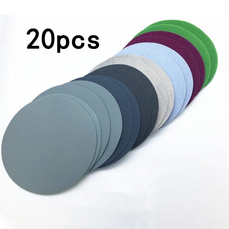 20pcs 3" 75mm Sander Sanding Disc Pads 1000/1500/2000/3000 Grit Sandpapers Sale 