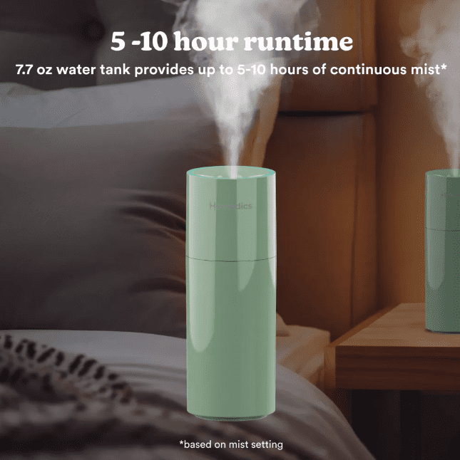 HoMedics Portable Ultrasonic Humidifier