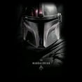 thumbnail image 2 of Men's Star Wars: The Mandalorian Bounty Hunter Shadow Graphic Tee Black Large, 2 of 5