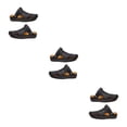 thumbnail image 4 of Qarigey 1 par de sandalias de hombre Primavera Verano Casual elegante impermeable Color sólido viaje playa padre zapatos regalo negro 39 Type1 NO1, 4 of 5