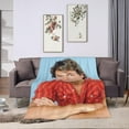 thumbnail image 4 of Blanket Patrick Swayze Soft and Comfortable Warm Fleece Throw Blankets Yoga Blankets Beach Blanket Picnic Blankets Gift for Dorm room office decor Sofa Bed Camping Travel All Season, 4 of 6