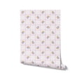 thumbnail image 1 of Checkered Blooms Wallpaper, 1 of 5