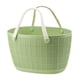 thumbnail image 5 of Cesta de ducha con asas, cesta de almacenamiento para el hogar, bolsa de mano para productos de limpieza, cesta de baño para bolso de playa Verde 37x345x27cm, 5 of 8