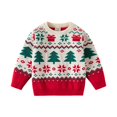 thumbnail image 3 of Hotiary 2-9T Boys Girls Sweaters Kids Long Sleeve Ugly Christmas Sweater Xmas Knitted Pullover Tops For Daily Wear, Party, Family Gathering, Photo Shoot, Christmas, New Year, Birthay Gifts, 3 of 9