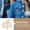 thumbnail image 4 of Hytrove 10Ud Botones Para Ropa Con Corazón Y Rhinestones Para Suéter Abrigo Y Bolsos, 4 of 6