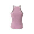 thumbnail image 4 of Made by Olivia Women's Halter Neck Ribbed Tank Top, 4 of 4