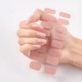 thumbnail image 2 of Pegatinas de Gel semicuradas para decoración de uñas, tiras de uñas de crema de larga duración, parche deslizante, lámpara UV, calcomanía curada, blanco puro, negro, desnudo, 1 unidad, 2 of 7