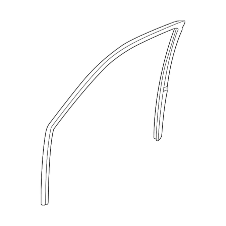 Genuine OE Acura Run Channel - 72275-SEA-003