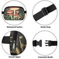 thumbnail image 5 of Crossbody Fanny Pack for Sports Enthusiasts Commuters Waist Bag & Hip Bum Bag with Adjustable Strap for Outdoors Workout Traveling Mushroom Sporty Waist Pack, 5 of 7