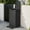 Black, variant on Uforic 31 Gallon Large Outdoor Trash Bin, Waterproof Resin Garbage Can with Lid & Drip Tray, Waste Container,for Porch, Backyard, Black