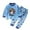 02_Sky Blue, variant on UJNDER Little Boys Girls Cartoon Print Round Neck Long Sleeve Top and Pants Thermal Loungewear Pajama Set for Toddler Kids Kids Pajamas,02_Light Green,5-6 Years