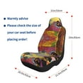 thumbnail image 5 of Salouo Beautiful African Woman Pattern Car Seat Covers,Universal Car Seat Protectors Easy to Install Car Cover Car Accessories Auto/rucks/Van/SUV-1, 5 of 9