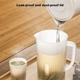 thumbnail image 3 of Jarra grande con tapa, 2,7 l, de plástico, for bebidas, zumos, té helado, nevera, botella de agua, leche, hervidor frío, 3 of 5