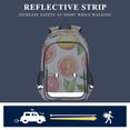 thumbnail image 5 of FORMRS Unisex School Backpack 17" Student Travel Bag with Laptop Compartment, Candy Orange, 5 of 7