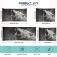thumbnail image 3 of GZHJMY Grey Roaring Wolf Plush Pillow Case,Zippered Bed Pillow Pillowcases,Super Soft and Cozy Pillowcase Covers for Sleep - King Size 20x40in Home Decor, 3 of 7