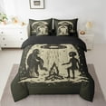 thumbnail image 2 of Erosebridal Gorilla Alien Bedding Sets Full Size, Cosmos Universe Theme Comforter Sets with Sheets, Reversible 7pcs, 2 of 4