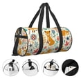 thumbnail image 3 of Fotbe Whimsical Fox Floral Garden Bolsa Deportiva de Lona Plegable con Estampado, Bolsa de Gimnasio con Bolsillo Seco/Húmedo, Bolsa de Viaje Ultraligera de Gran Capacidad, 3 of 6