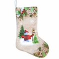 thumbnail image 1 of Regalo de Navidad Estuche para bolsa colgante Reno Muñeco de nieve Papá Noel Calcetines Titular Árbol de Navidad Adorno de decoración de año nuevo Eigraketly JR0755-02, 1 of 4
