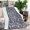 Blue, White, variant on Blue and White Abstract Pattern Blanket,Comfortable Soft Flannel Throw Blanket,All Season,Warm Lightweight Blankets for Sofa Bed Couch Living Room Chair,30"x40"