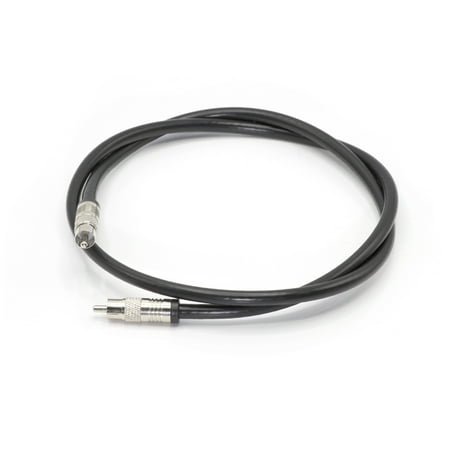 Spdif Coax Digital Audio (Digital Audio Cable : Digital Coaxial Cable with RCA connections, 75 Ohm – Coax, Proudly Made in the USA : Subwoofer Cable – (S/PDIF) Black RCA Cable, 6)